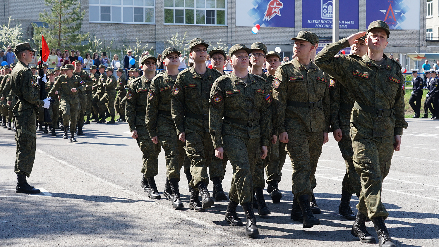 Victory Day Celebrations Held at Derzhavin University
