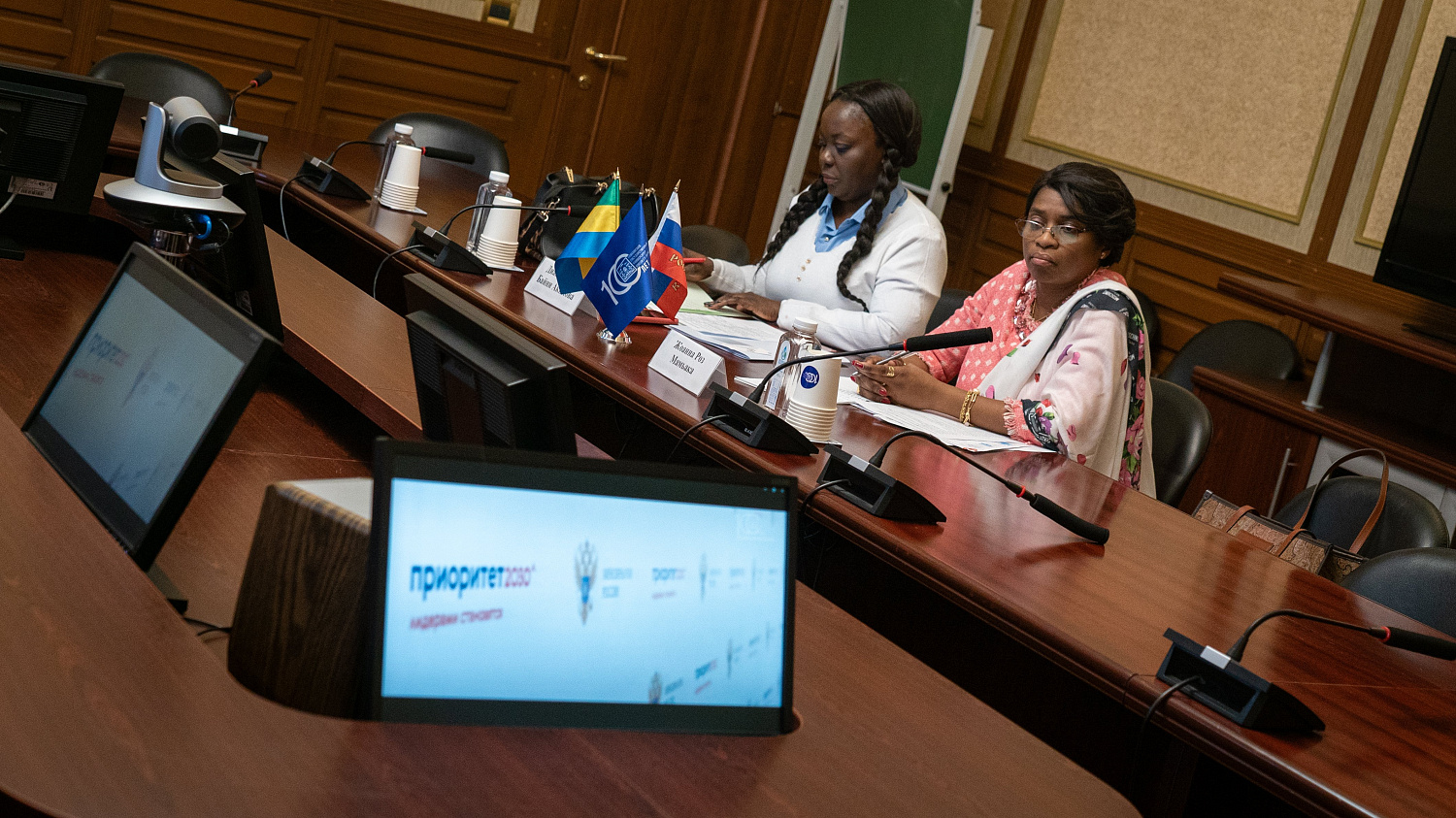 The Ambassador of the Gabonese Republic, Ms. Joanna Rose Mamyaka, visited Derzhavin University