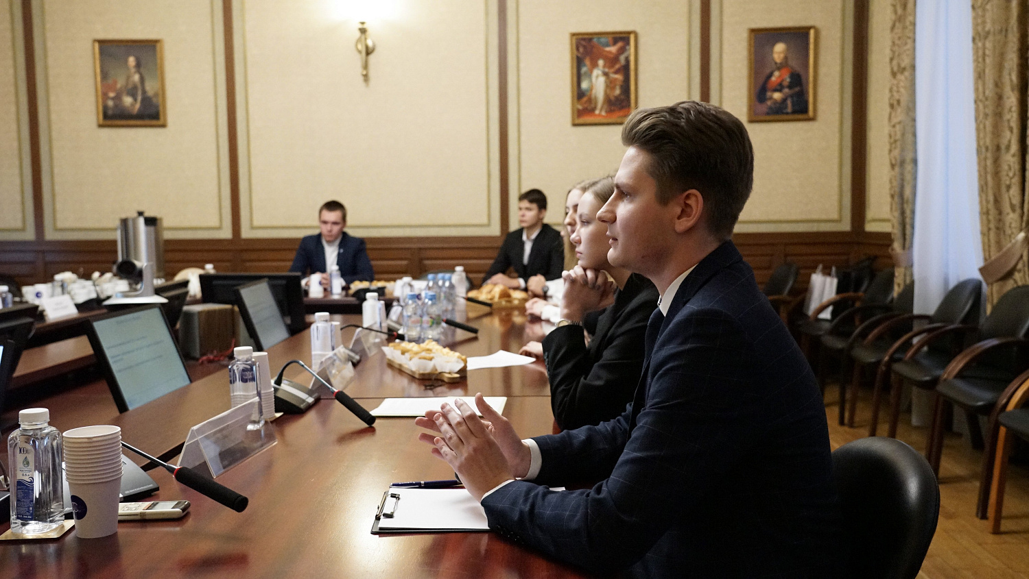 Rector Pavel Moiseev Meeting Derzhavin University Students – Winners of All-Russian Scientific Competitions