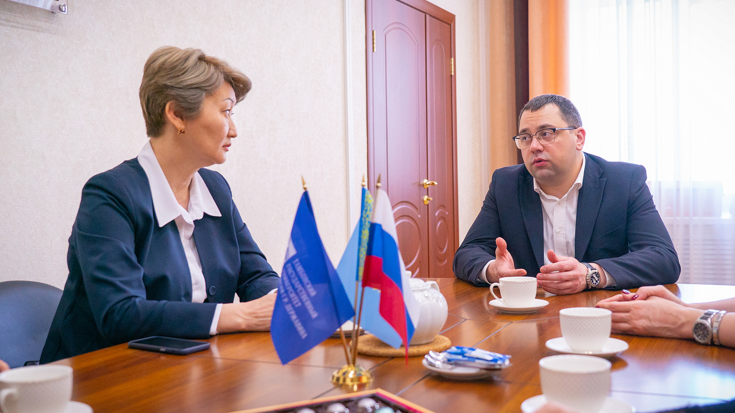 The delegation of the Central Asian Innovation University visited Derzhavin University