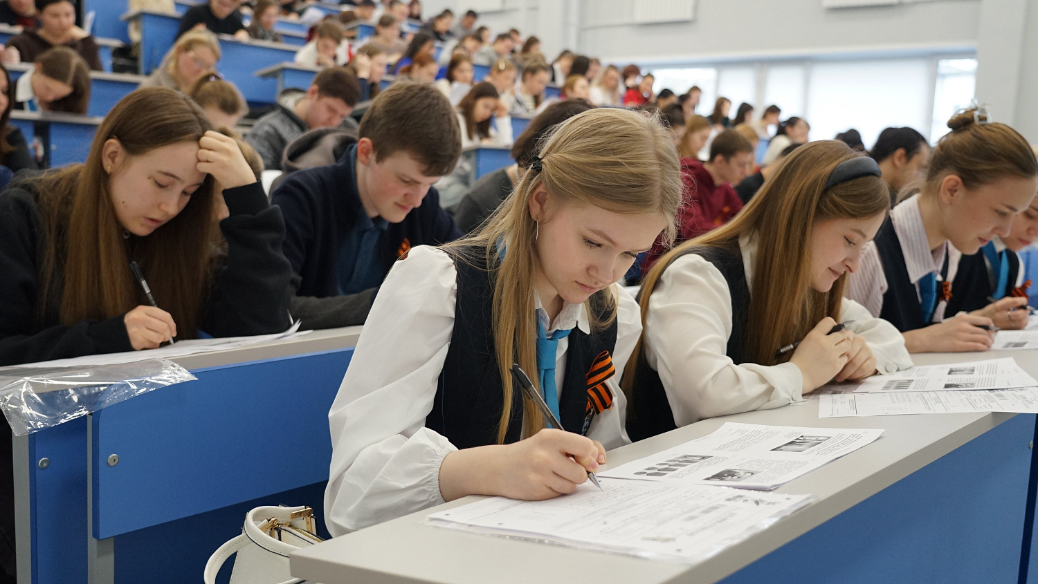 The Victory Dictation was held in Derzhavin University.