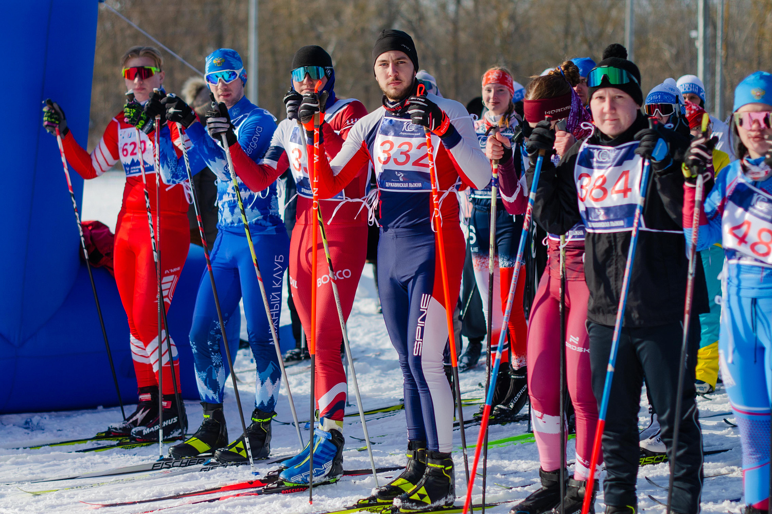 Ski enthusiasts participated in the "Derzhavin Ski Race" for the eighth time.