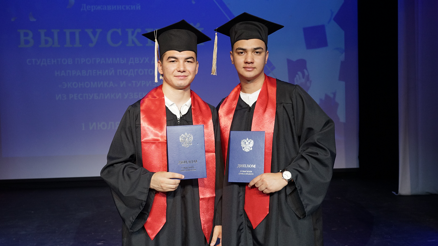The first Specialists from Uzbekistan Graduated from Derzhavin University under the Double Degree Program