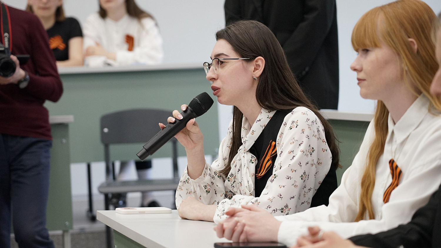 Derzhavin University Students Majoring in Pedagogy Meet Evgeny Pervyshov, Acting Governor of the Tambov Region