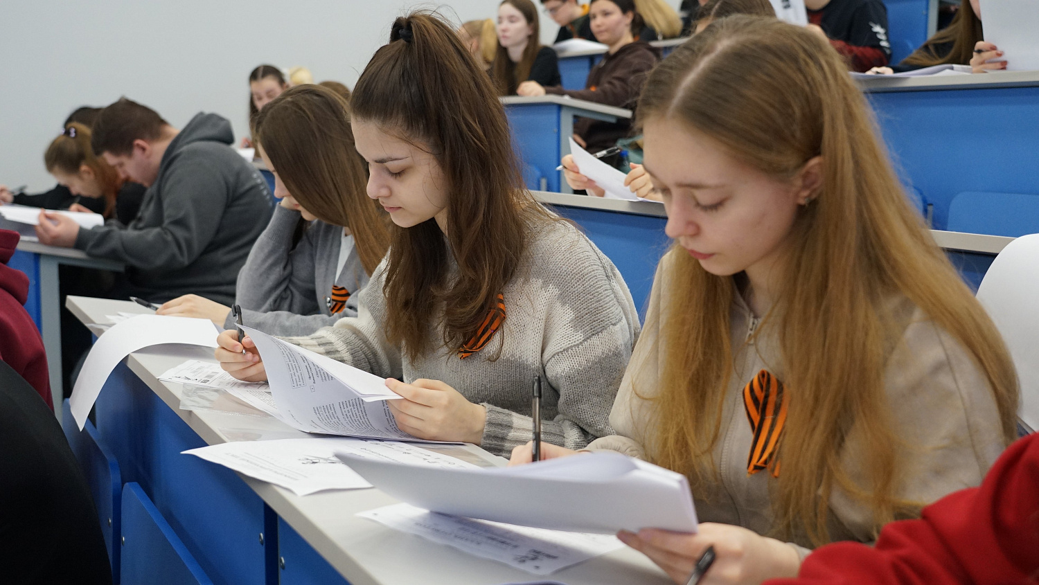 The Victory Dictation was held in Derzhavin University.