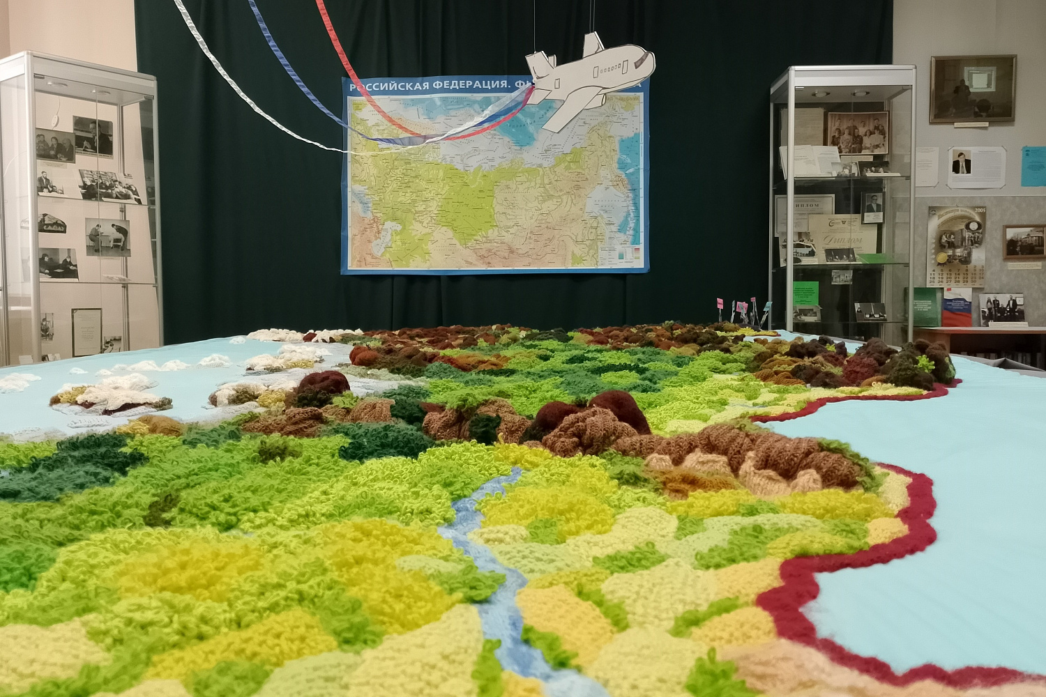 Knitted Map of Russia from the Derzhavin University Museum was Included in the Register of Russian Records