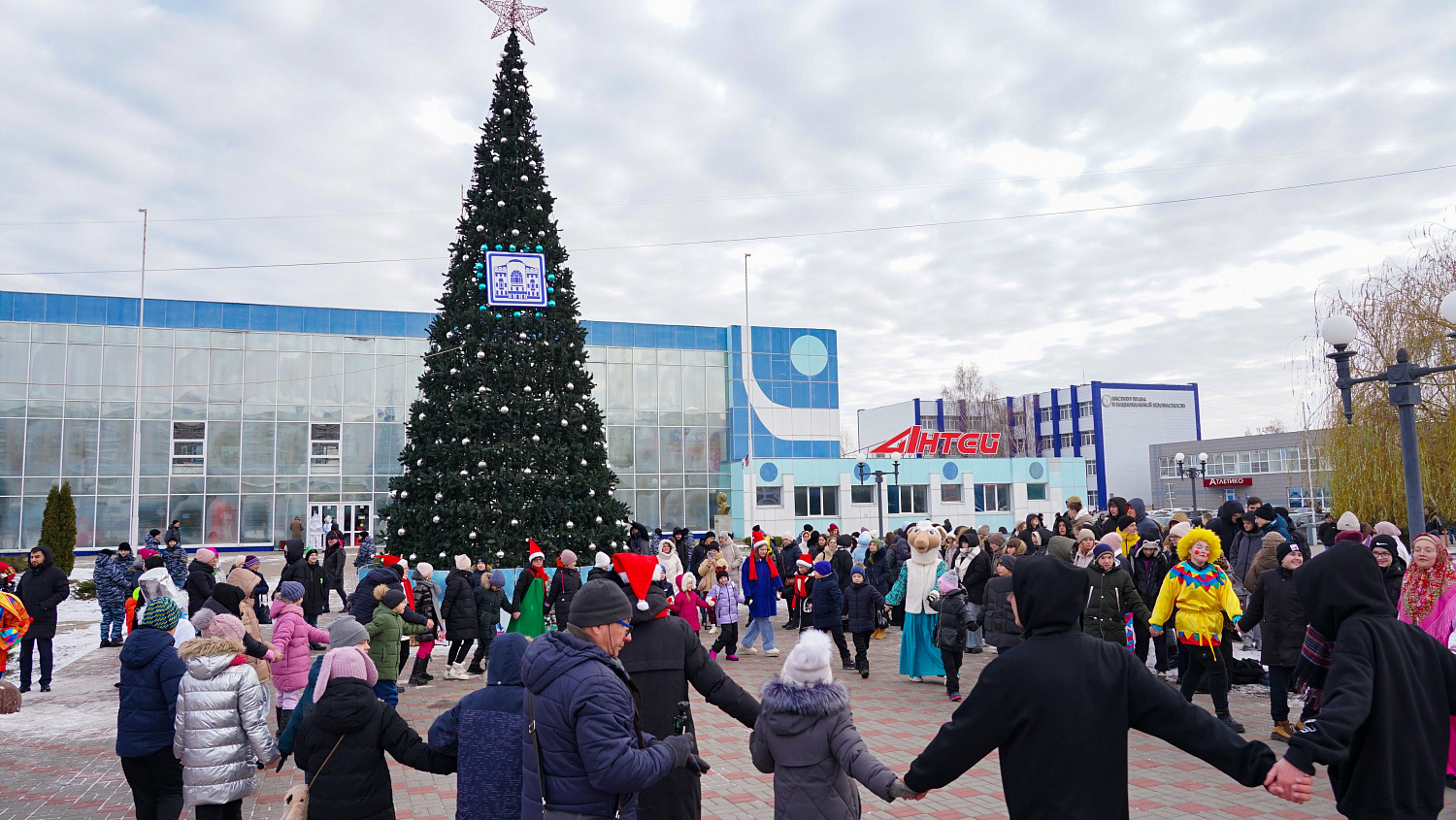 The main Christmas Tree of the University was Opened at Derzhavin University 