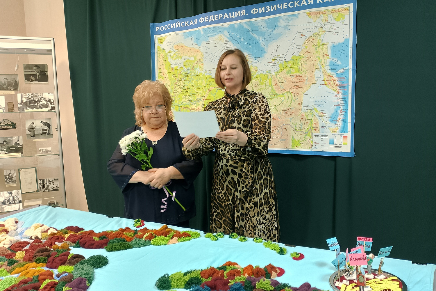 Knitted Map of Russia from the Derzhavin University Museum was Included in the Register of Russian Records