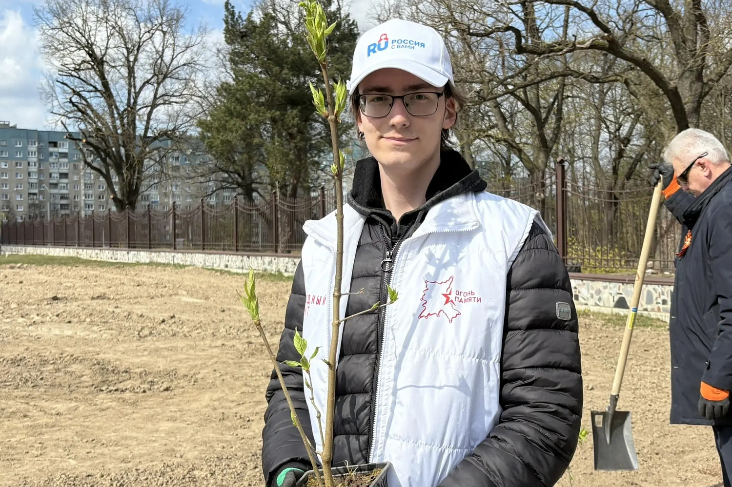 Derzhavin students participate in the international "Garden of Memory" project in Grodno.