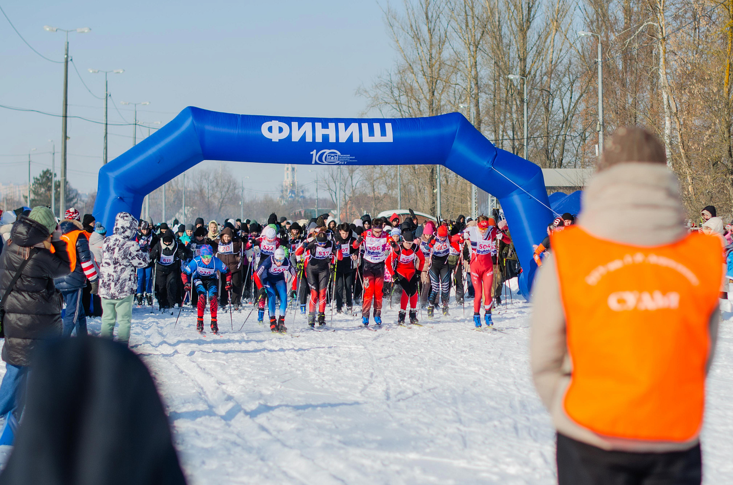 Ski enthusiasts participated in the "Derzhavin Ski Race" for the eighth time.