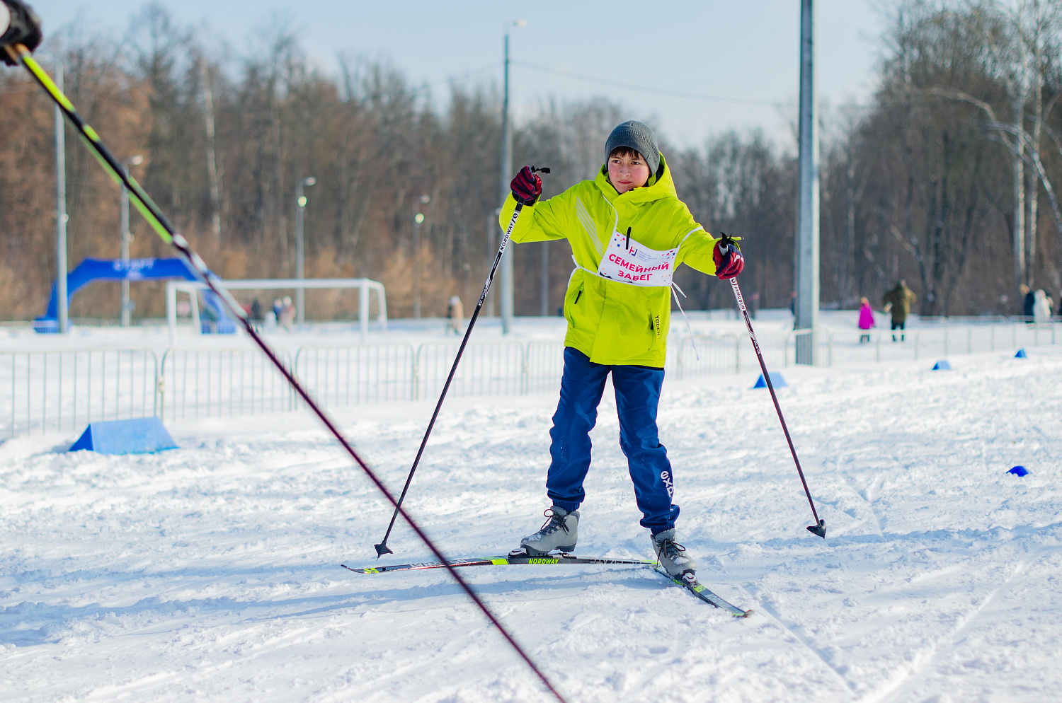 Ski enthusiasts participated in the "Derzhavin Ski Race" for the eighth time.