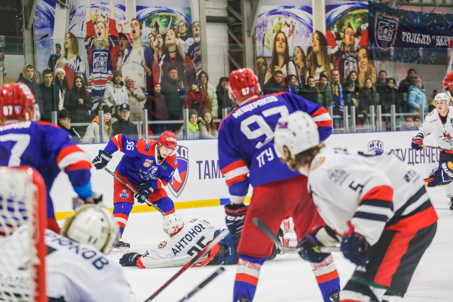 The New Season of the Student Hockey League has Started at the Skating Rink of Derzhavin University