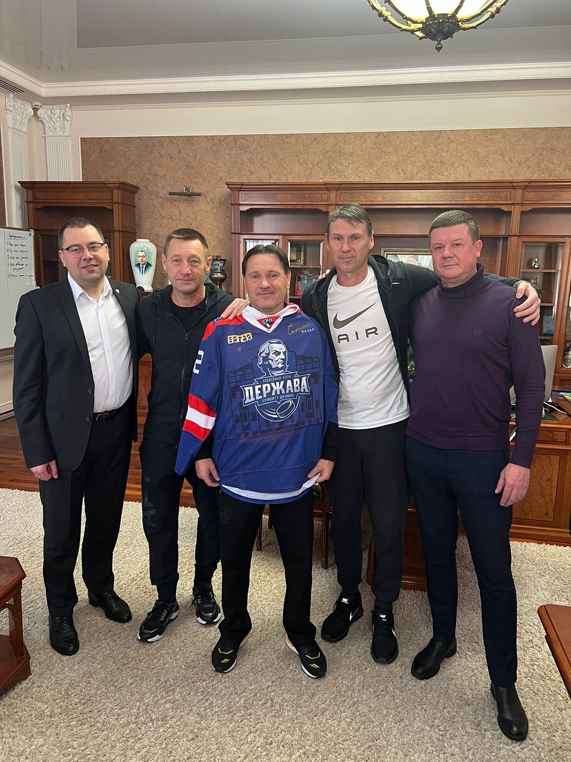 Russian Football Legends Visited Derzhavin University