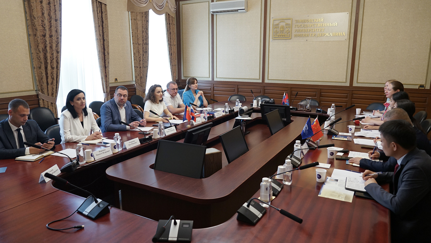 A Delegation from the Chinese City of Wuhan Visited Derzhavin University